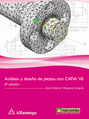 cover image of Análisis y diseño de piezas de máquinas con CATIA V5